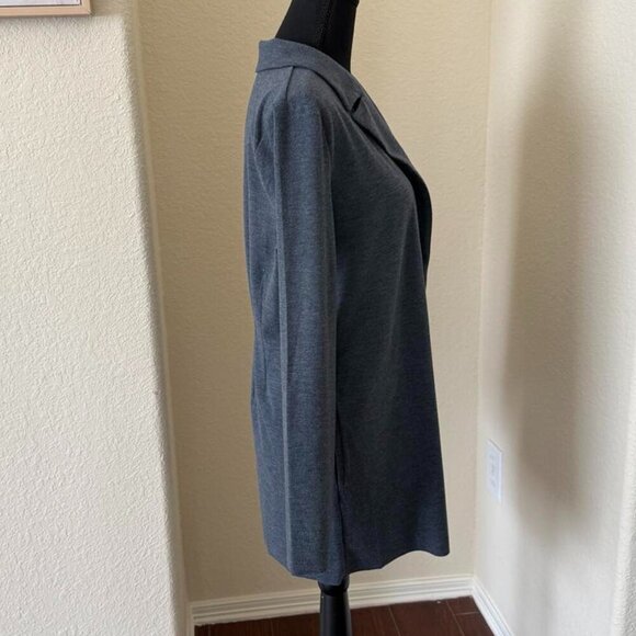 NIC + ZOE All Day Comfort Knit Blazer In Dark Indigo size S - Picture 3 of 14